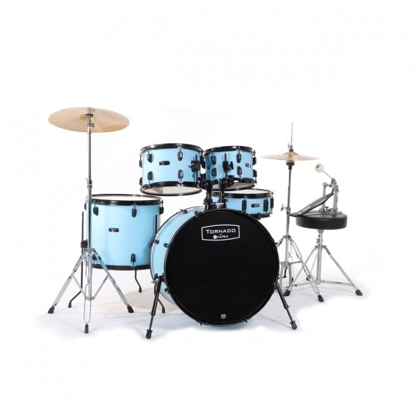 Mapex Tornado 22'' Rock Fusion 5pc Drum Kit, Hawaii Blue