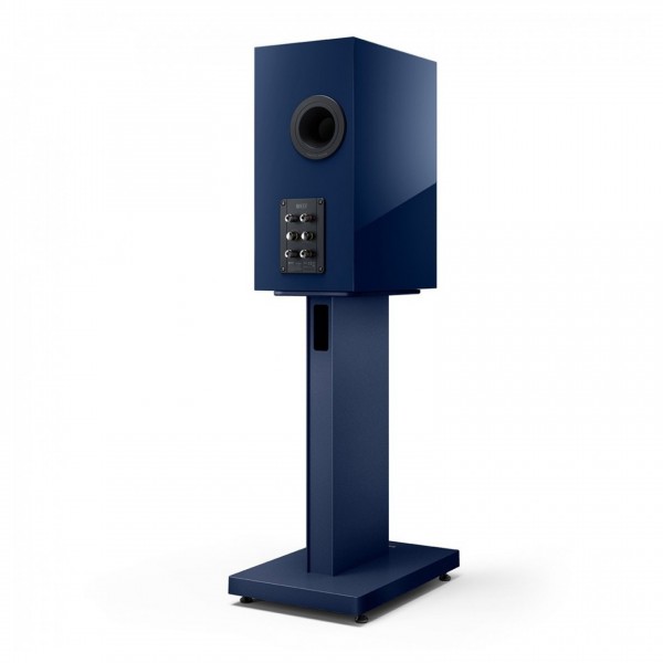 KEF R3 Meta Bookshelf Speakers (Pair), Indigo Gloss Back View