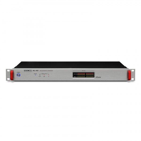Tascam ML-16D - 16-Channel Analogue-Dante-Analogue Converter Front