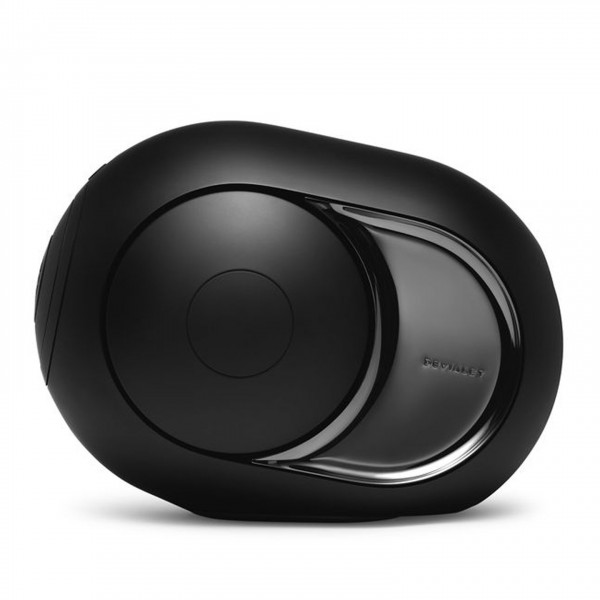 Devialet Phantom I 108dB Wireless Speakers (Pair), Dark Chrome Side View 2