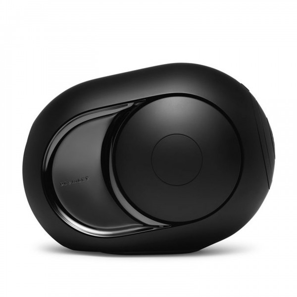 Devialet Phantom I 108dB Wireless Speakers (Pair), Dark Chrome Side View 3
