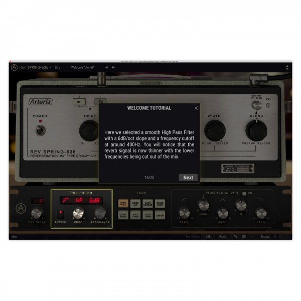 Arturia Rev SPRING-636 at Gear4music