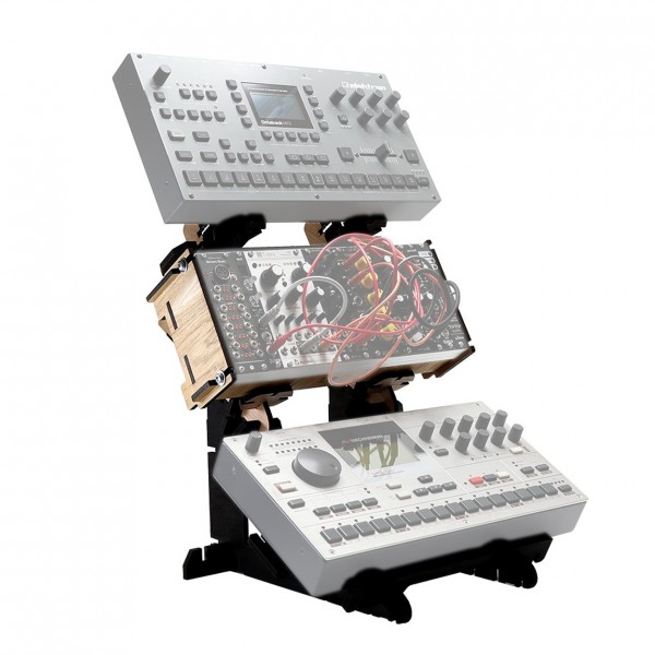 LOCI Stand Bundl3, Black - Angled Loaded (Synths Not Included)