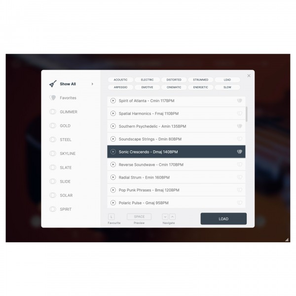 LANDR Guitar - Presets