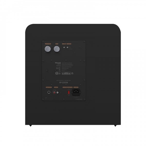 Klipsch RP-1200SW 12 inch High Excursion Subwoofer, Black Back View