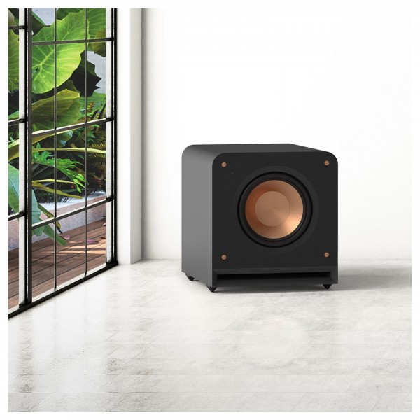 Klipsch RP-1400SW 14 inch High Excursion Subwoofer, Black Lifestyle View