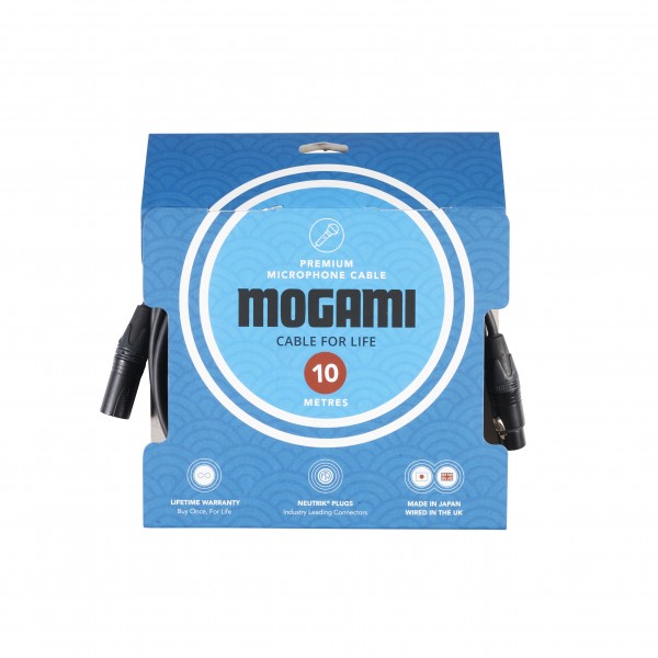 Mogami XLR(F) - XLR(M) Mic Cable, 10m