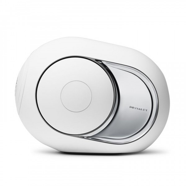 Devialet Phantom I 103dB Wireless Speaker (Single), Light Chrome Side View 2