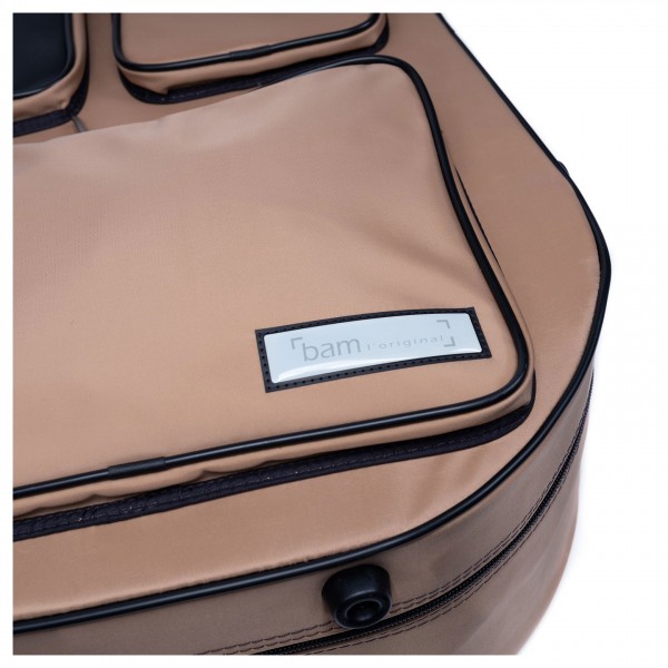 BAM PERF8002S Performance Classical Guitar Case, Caramel logo