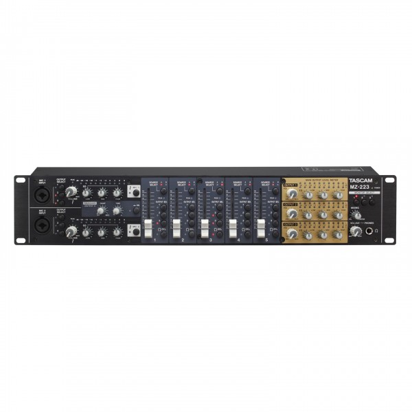 Tascam MZ-223 Installation Mixer - Front Top