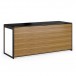 BDI Sequel 20 6101 Desk and 6117 Multi Cabinet, Natural Walnut Black