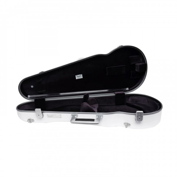 BAM SUP2200XL Supreme Ice Hightech Viola Case, White and Silver Open