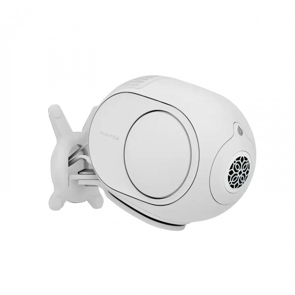 Devialet Gecko Phantom II Wall Mount (Single), White Front View