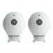 Devialet Gecko Phantom II Wall Mount (Pair), White Front View 2