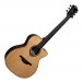 Lag Hyvibe 30 Auditorium Acoustic Smart Guitar, Natural Gloss