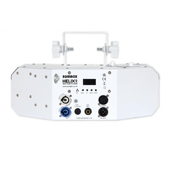 Equinox Helix XP 150W Gobo Flower, White - Rear