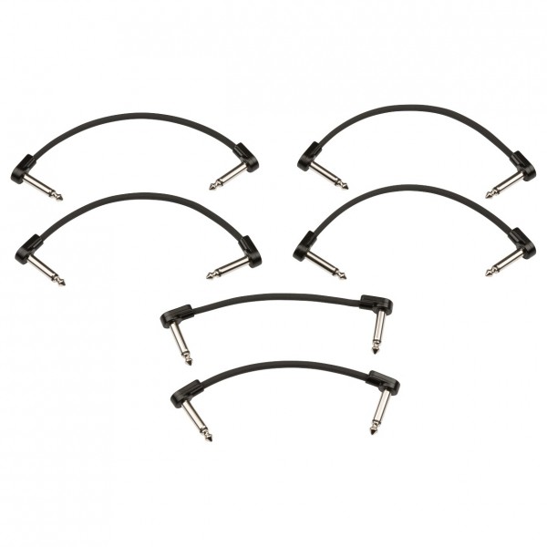 Fender Blockchain Extra Small Patch Cable Kit, Black
