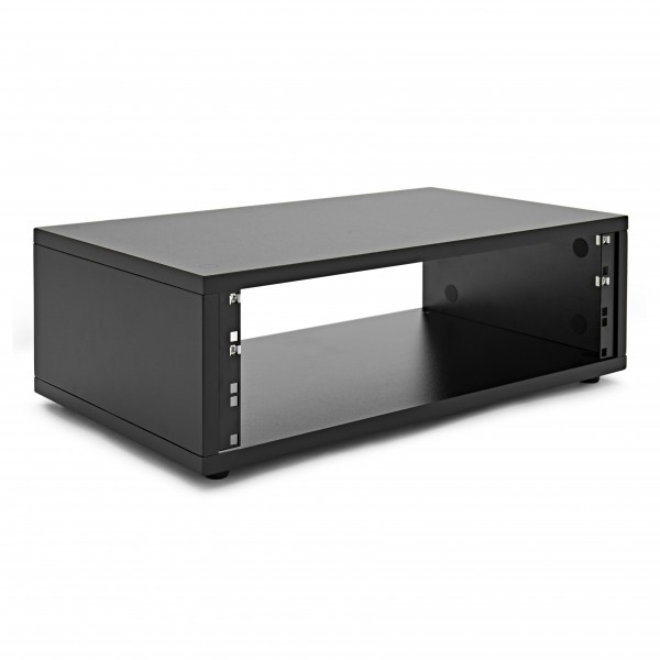 DTM　3Uラック2列 modul 3U Rack Unit, Black at Gear4music