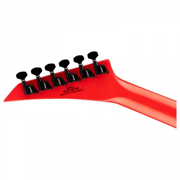 Jackson X Series Warrior WRX24M, Ferrari Red headstock reverse