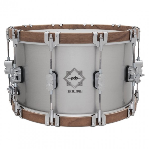 PDP by DW Concept 14" x 8'' Select Aluminium Snare, Wood Hoops