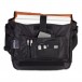 CourierBag, Black/Orange - Front Open (Records and Accessories Not Included)