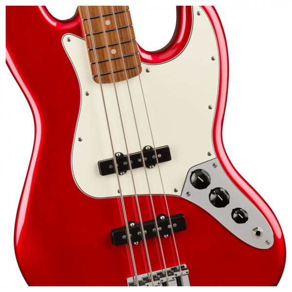 Fender Player Jazz Bass PF, Candy Apple Red at Gear4music