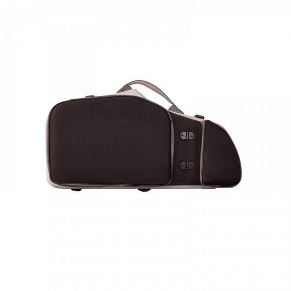 BAM 4120XL Hightech Alto and Soprano Saxophone Case, Light Grey Back