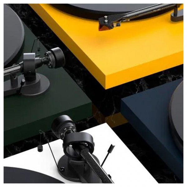 Pro-Ject Debut Carbon Evo Satin Steel Blue Turntable - colour ways