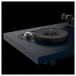 Pro-Ject Debut Carbon Evo Satin Steel Blue Turntable - artistic