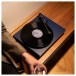 Pro-Ject Debut Carbon Evo Satin Steel Blue Turntable - lifestyle