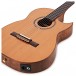 Ortega FLAMETAL-TWO Ben Woods Electro Nylon String, Red Cedar