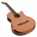 Ortega FLAMETAL-TWO Ben Woods Electro Nylon String, Red Cedar