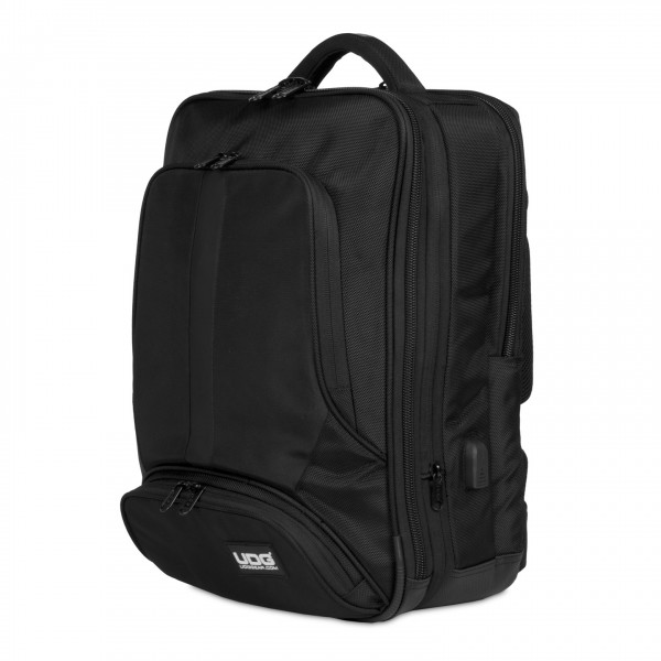 UDG Ultimate BackPack Slim, Black/Orange - Angled