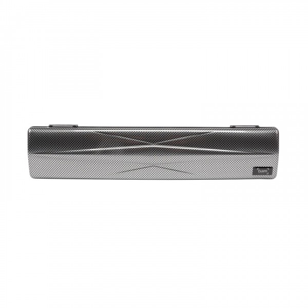 BAM 4019XL Hightech Slim Flute Case, Silver Carbon