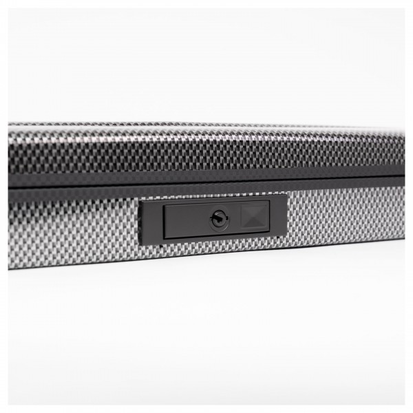 BAM 4019XL Hightech Slim Flute Case, Silver Carbon Lock