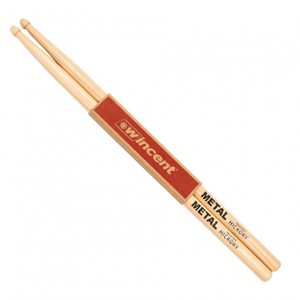 Wincent Hickory Standard Metal Drumsticks
