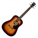 Martin DJR-10E Electro Acoustic Bass, Burst