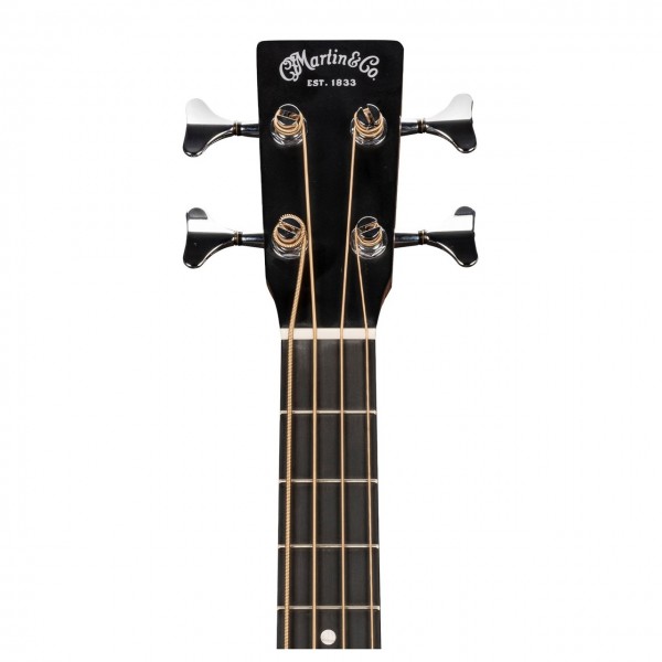 Martin DJR-10E Bass, Burst - Headstock