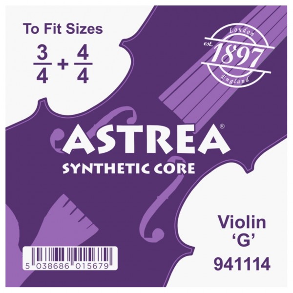 Astrea Synthetic Violin String Set - G String
