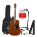 Fender CD-60S Dreadnought Acoustic Mahogany & Complete Accessory Pack