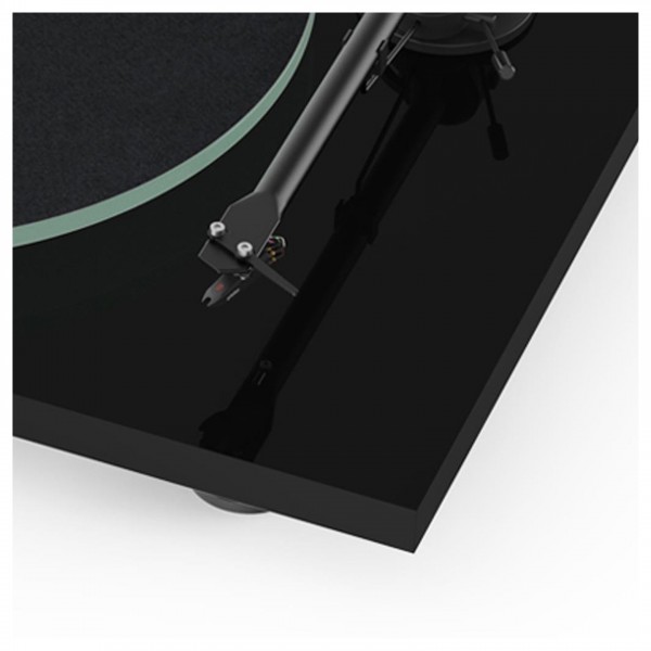 Pro-Ject T1 Bluetooth Turntable (Cartridge Included), Black Tonearm View