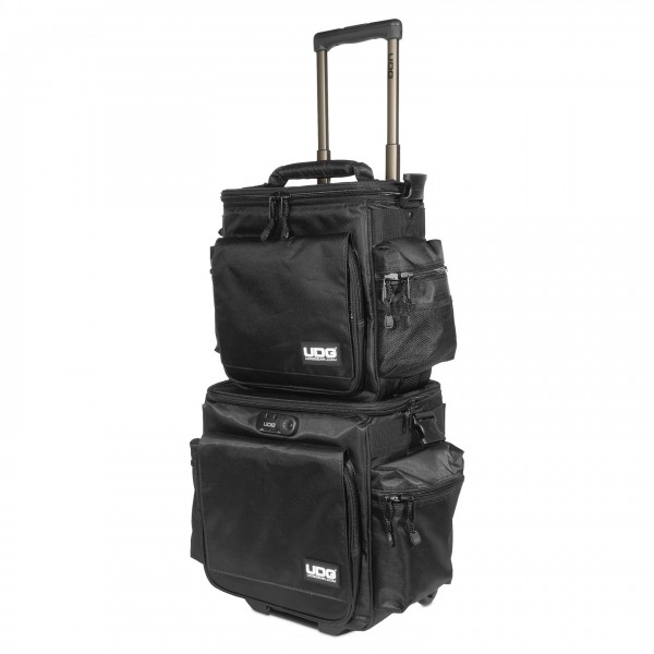 UDG Ultimate SlingBag Trolley Set Deluxe MK2, Black - Angled