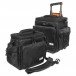 UDG SlingBag Trolley Set Deluxe MKII, Black/Orange Inside - Angled Separated 