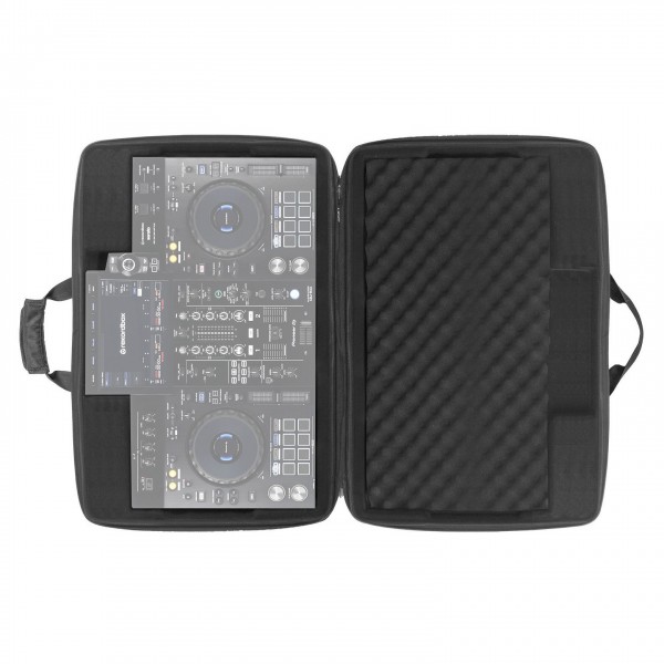 UDG Creator Pioneer XDJ-RX3 Hardcase, Black Open With Controller Vertical