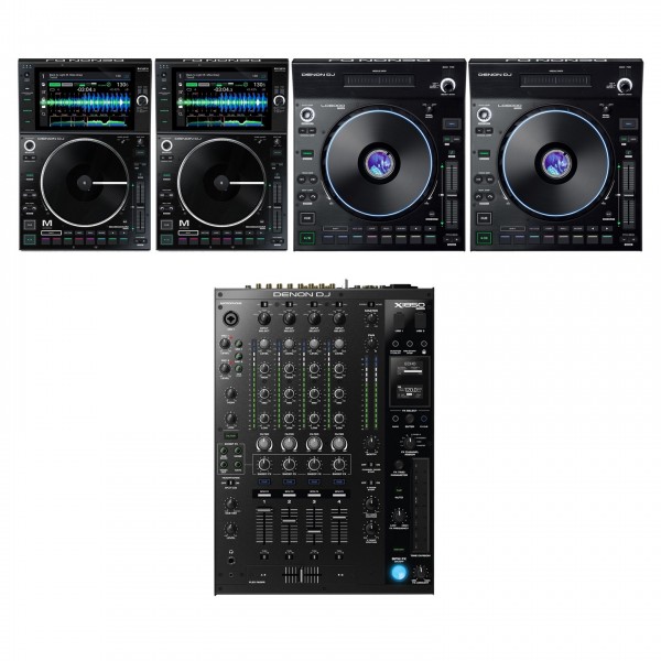 Denon DJ SC6000M Complete Professional PRIME Bundle - Full Bundle