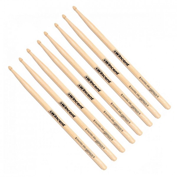 Wincent Daniel Erlandsson Signature Drumsticks, 4pk