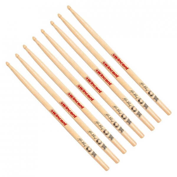 Wincent Michael Miley Signature Drumsticks, 4pk