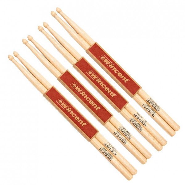 Wincent Tomas Haake Signature Drumsticks, 4pk