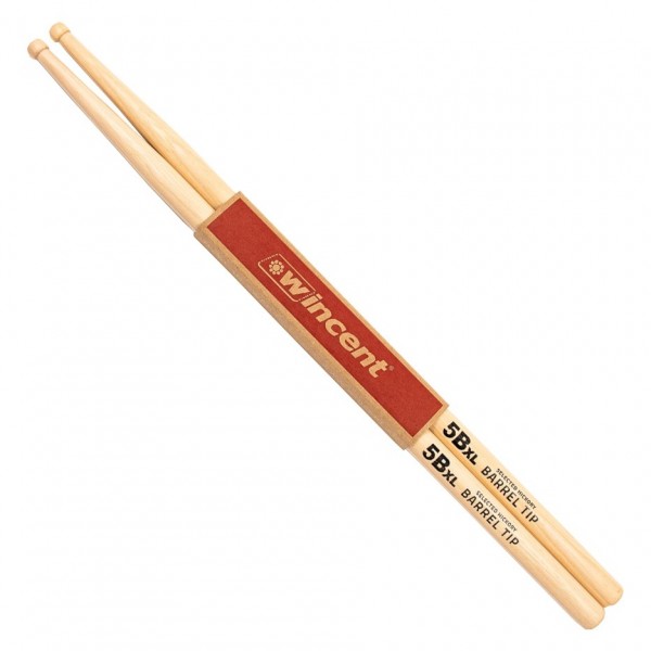 Wincent Hickory 5BXL RoundTip Drumsticks
