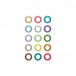 Sennheiser EW-DP ENG SET, U1/5 Band - Coloured Rings 1